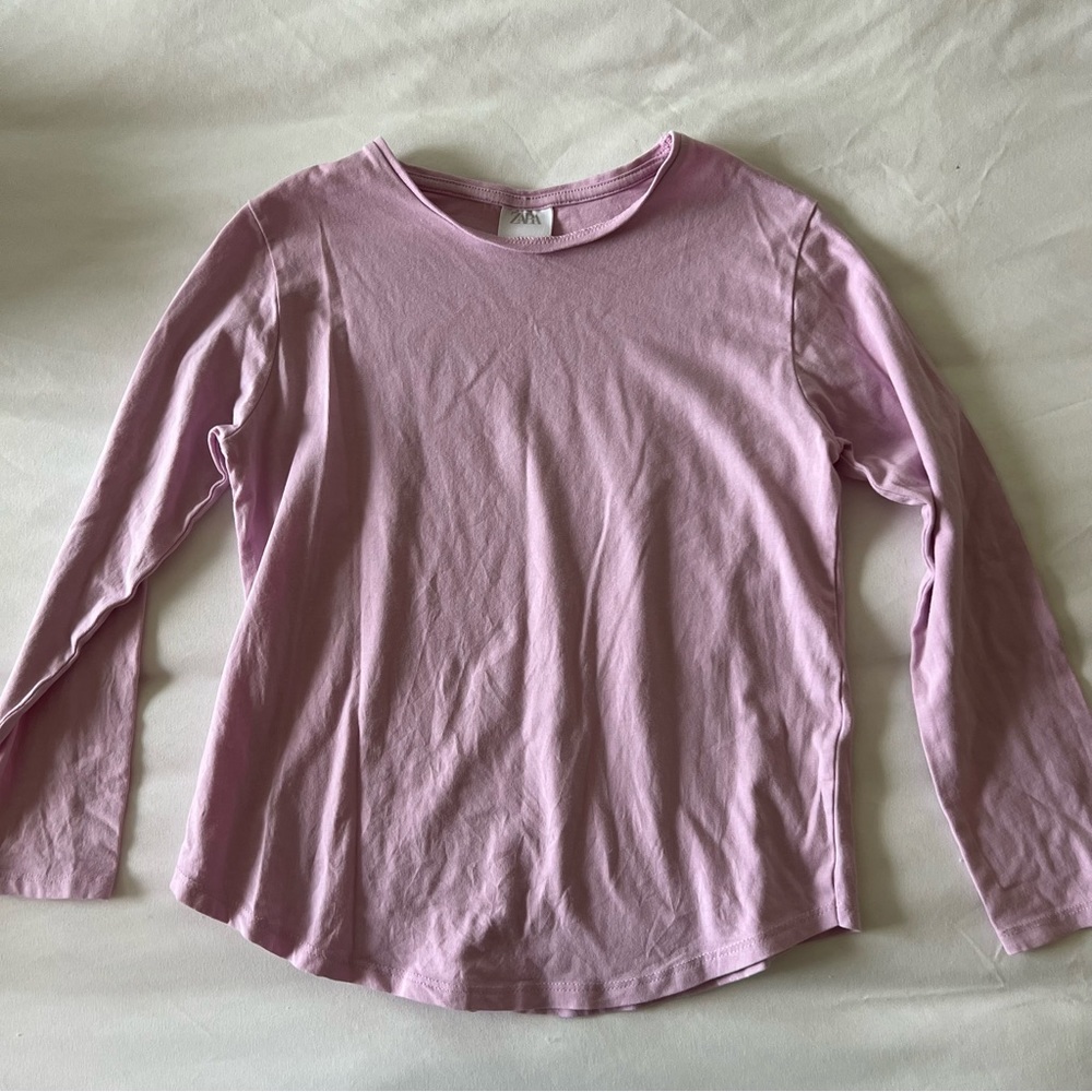 Zara girls long sleeve shirt